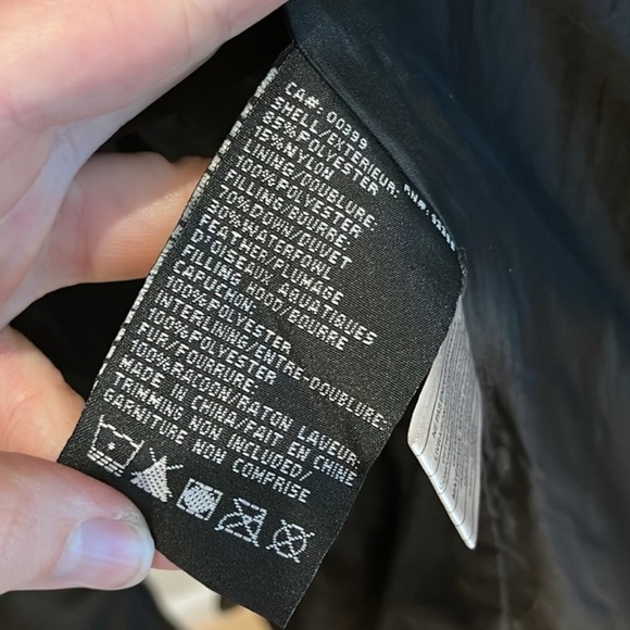 Nuage Down Duvet Black Puffer Jacket Parka Size 1X - Picture 9 of 10